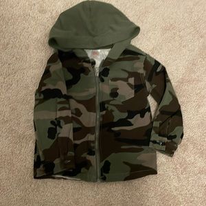 Camouflage Toddler Zip Up Jacket